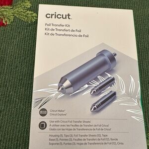 Cricut Foil Transfer Kit - Silver and Black
